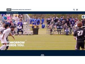 Oklahoma Wesleyan University's Website Screenshot