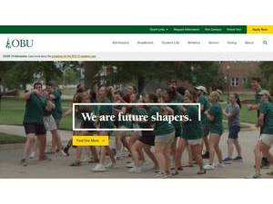 Oklahoma Baptist University's Website Screenshot