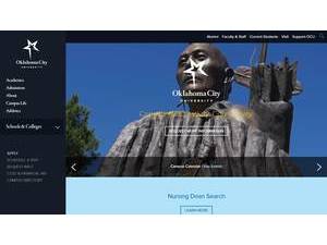 Oklahoma City University's Website Screenshot
