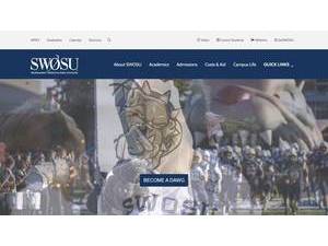 Southwestern Oklahoma State University's Website Screenshot