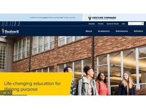 Bushnell University's Website Screenshot