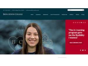 Bryn Athyn College's Website Screenshot