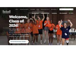 Bucknell University's Website Screenshot