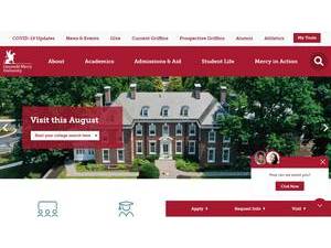 Gwynedd Mercy University's Website Screenshot