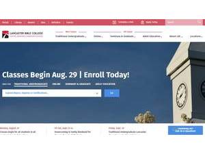 Lancaster Bible College's Website Screenshot