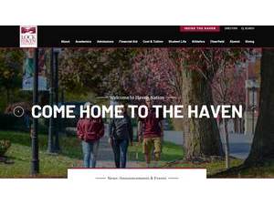 Lock Haven University's Website Screenshot