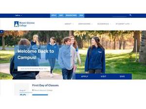 Mount Aloysius College's Website Screenshot