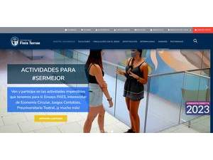 Finis Terrae University's Website Screenshot