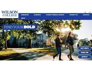 Wilson College's Website Screenshot