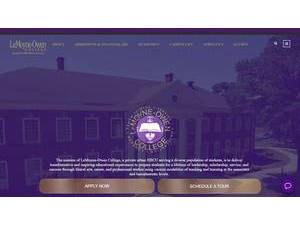 LeMoyne-Owen College's Website Screenshot