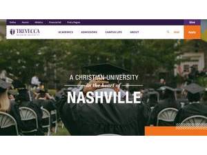 Trevecca Nazarene University's Website Screenshot