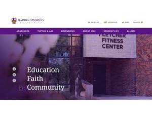 Hardin-Simmons University's Website Screenshot