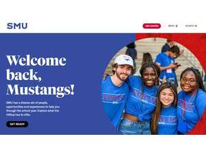 Southern Methodist University's Website Screenshot