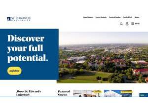 St. Edward's University's Website Screenshot