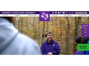 Stephen F. Austin State University's Website Screenshot