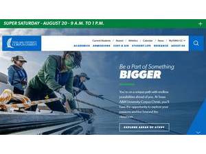 Texas A&M University-Corpus Christi's Website Screenshot