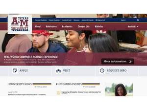 Texas A&M University-Texarkana's Website Screenshot