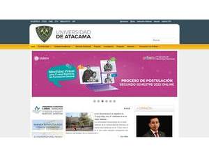 Universidad de Atacama's Website Screenshot