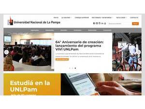 Universidad Nacional de La Pampa's Website Screenshot