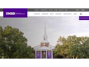 University of Mary Hardin-Baylor's Website Screenshot