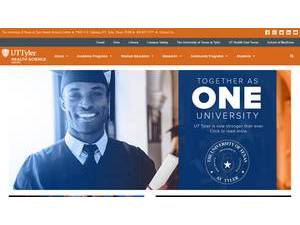 The University of Texas Health Science Center at Tyler's Website Screenshot