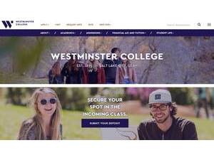 Westminster College's Website Screenshot