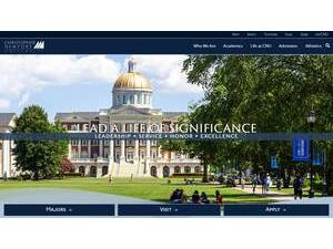 Christopher Newport University's Website Screenshot