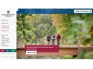 Hampden-Sydney College's Website Screenshot