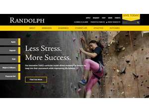 Randolph College's Website Screenshot