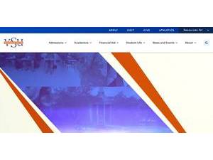 Virginia State University's Website Screenshot