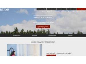 Bastyr University's Website Screenshot