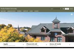 Walla Walla University's Website Screenshot