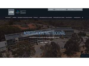 Viña del Mar University's Website Screenshot