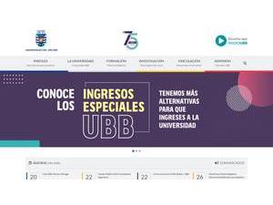 Universidad del Bío-Bío's Website Screenshot