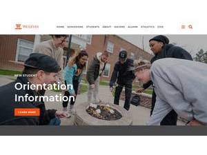 West Virginia Wesleyan College's Website Screenshot