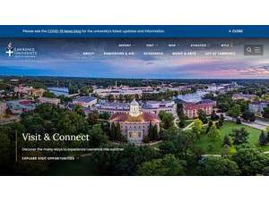 Lawrence University's Website Screenshot