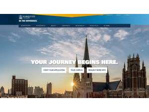 Marquette University's Website Screenshot