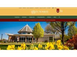 St. Norbert College's Website Screenshot