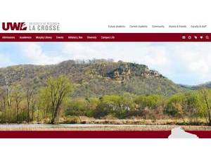 University of Wisconsin-La Crosse's Website Screenshot
