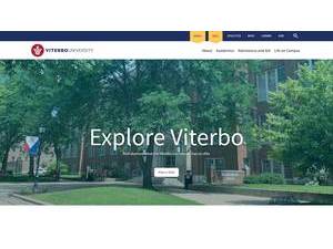 Viterbo University's Website Screenshot