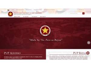Polytechnic University of the Philippines's Website Screenshot