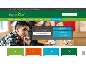 University of the Fraser Valley's Website Screenshot