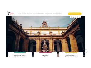 University of Seville's Website Screenshot