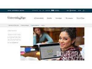 Universidade de Vigo's Website Screenshot
