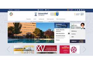 Universidad de Zaragoza's Website Screenshot