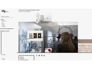 Offenbach University of Art and Design's Website Screenshot