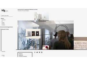 Hochschule für Gestaltung Offenbach am Main's Website Screenshot
