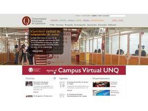 Universidad Nacional de Quilmes's Website Screenshot