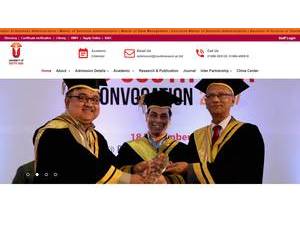 University of South Asia, Bangladesh's Website Screenshot