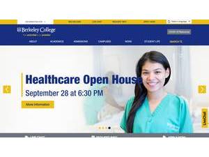 Berkeley College's Website Screenshot